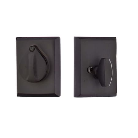 Emtek Flat Black Deadbolt 8465FB 8465FB